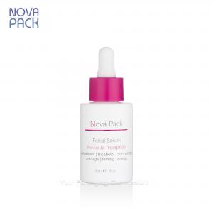 30ML Matte White Glass Dropper Bottle